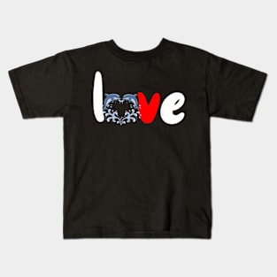 maltese dauphin love for valentines day Kids T-Shirt